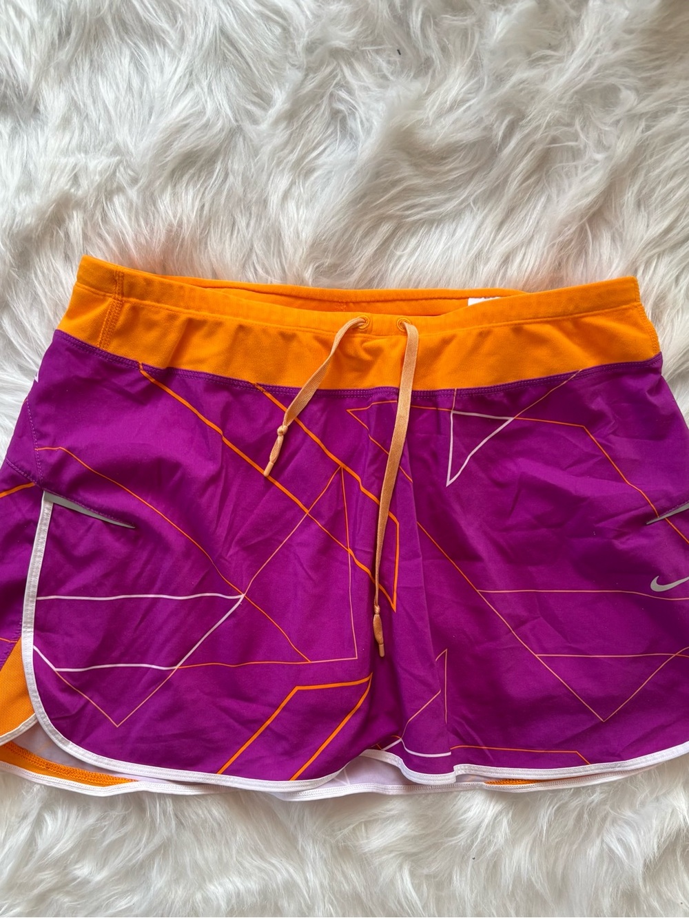 Nike Women’s Purple & Orange Athletic Skort MEDIUM